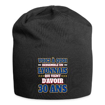 Supporter De Lyon Anniversaire 30 Ans - Bonnet en jersey - noir - Devant