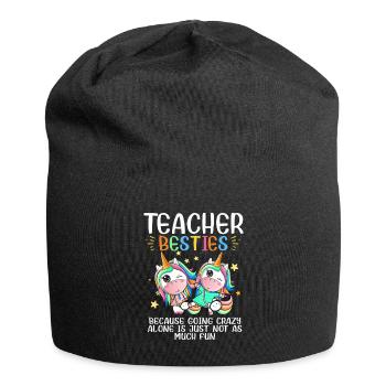 Les meilleurs amis des enseignants parce qu’ils deviennent fous - Bonnet en jersey - noir - Devant