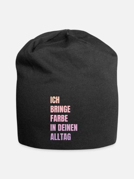 Ich Bringe Farbe Maler Papa Lackierer - Jersey-Beanie - Schwarz