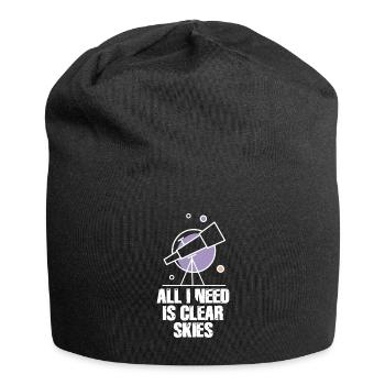 Astrophotography Astronomy Space Camera: - Jersey Beanie - black - Front