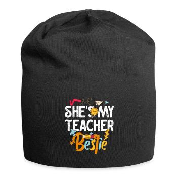 Les meilleurs amis des enseignants parce qu’ils deviennent fous - Bonnet en jersey - noir - Devant