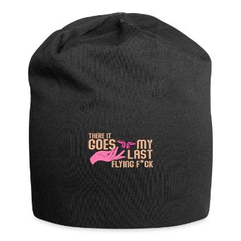 There It Goes My Last Flying F - Jersey Beanie - black - Front