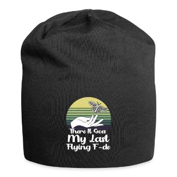 There It Goes My Last Flying F - Jersey Beanie - black - Front