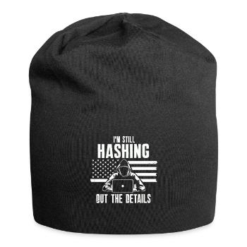 Ethische Hacker-Cybersicherheitsexpertise - Jersey-Beanie - Schwarz - Vorne