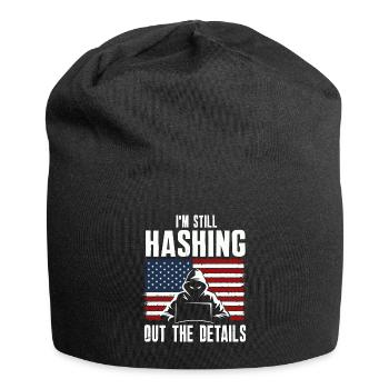 Ethische Hacker-Cybersicherheitsexpertise - Jersey-Beanie - Schwarz - Vorne