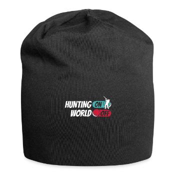 Jagen Jäger Jagd Hunting On World Off - Jersey Beanie - black - Front