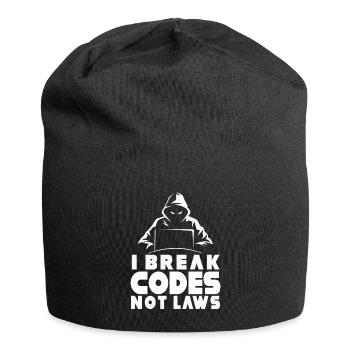 Ethische Hacker-Cybersicherheitsexpertise - Jersey-Beanie - Schwarz - Vorne