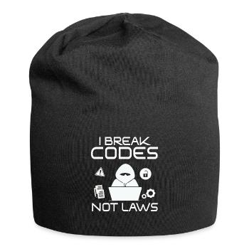 Ethische Hacker-Cybersicherheitsexpertise - Jersey-Beanie - Schwarz - Vorne