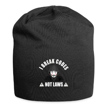Ethische Hacker-Cybersicherheitsexpertise - Jersey-Beanie - Schwarz - Vorne