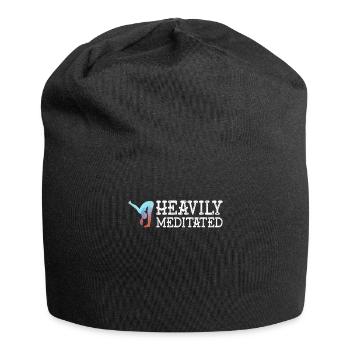 Heavily Meditated - Jersey Beanie - black - Front