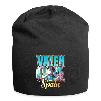Travel Spain City Valencia - Jersey Beanie - black - Front