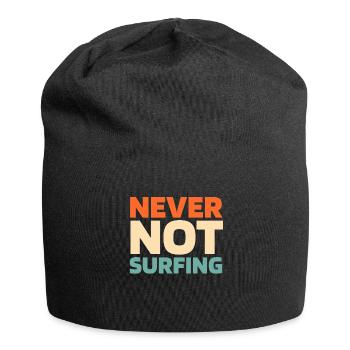 Surfer Surfen - Jersey-Beanie - Schwarz - Vorne