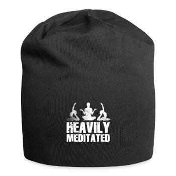 Fortement médité - Bonnet en jersey - noir - Devant