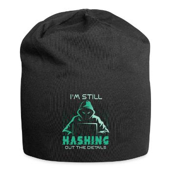 Ethische Hacker-Cybersicherheitsexpertise - Jersey-Beanie - Schwarz - Vorne