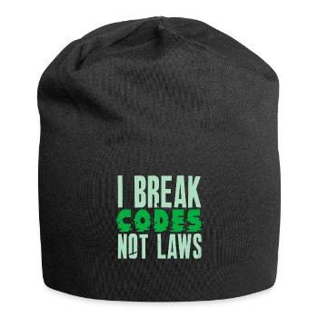 Ethische Hacker-Cybersicherheitsexpertise - Jersey-Beanie - Schwarz - Vorne