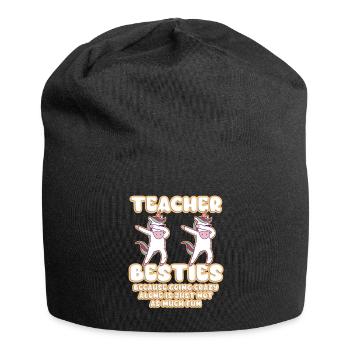 Les meilleurs amis des enseignants parce qu’ils deviennent fous - Bonnet en jersey - noir - Devant