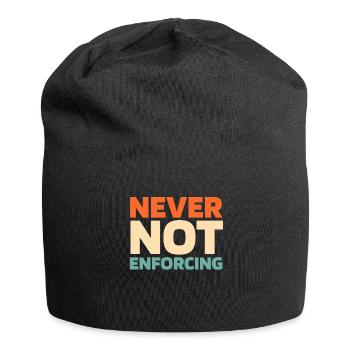 Policeman, Police - Jersey Beanie - black - Front