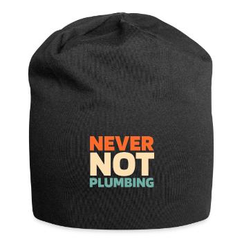 Klempner Installateur - Jersey-Beanie - Schwarz - Vorne