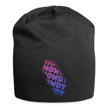 Chapeau de cowboy Western Country Texas - Bonnet en jersey - noir - Devant
