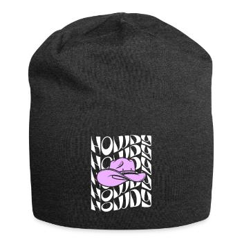 Chapeau de cowboy Western Country Texas - Bonnet en jersey - charbon - Devant