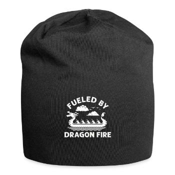 Angetrieben von Drachenfeuer Drachenboot - Jersey-Beanie - Schwarz - Vorne