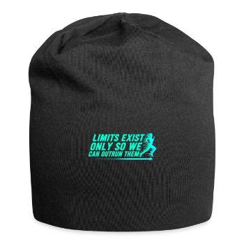 Limits Exist Only So We Can Outrun Them - Jersey Beanie - black - Front