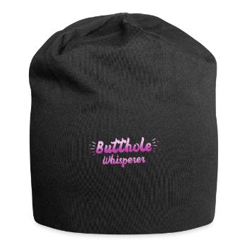 Arschloch-Flüsterer - Jersey-Beanie - Schwarz - Vorne
