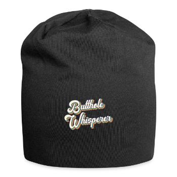 Butthole Whisperer - Jersey Beanie - black - Front