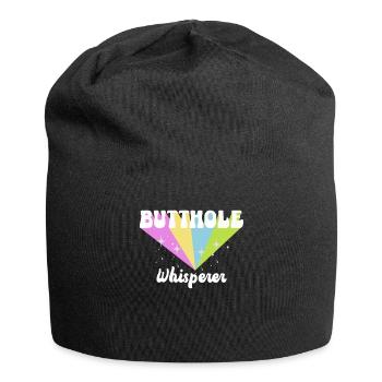 Butthole Whisperer - Jersey Beanie - black - Front