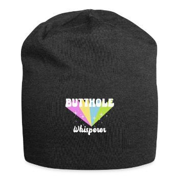 Arschloch-Flüsterer - Jersey-Beanie - Anthrazit - Vorne
