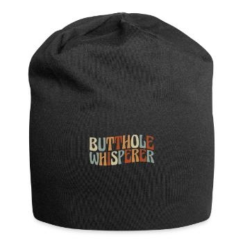 Butthole Whisperer - Jersey Beanie - black - Front