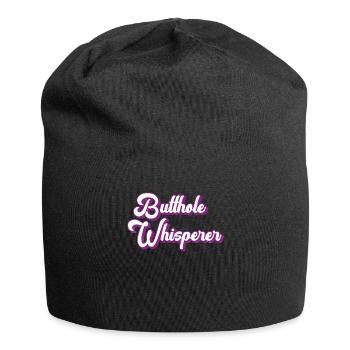 Butthole Whisperer - Jersey Beanie - black - Front