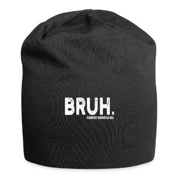 Bruh Formerly Known As Dad - Jersey Beanie - black - Front