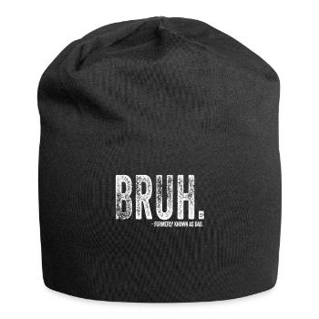 Bruh Formerly Known As Dad - Jersey Beanie - black - Front