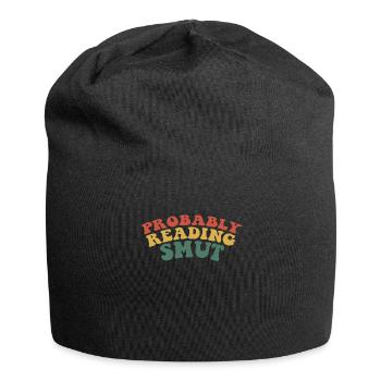 Probably Reading Smut Vintage Books Smut - Jersey Beanie - black - Front