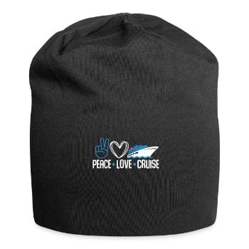 Kreuzfahrt - Jersey-Beanie - Schwarz - Vorne