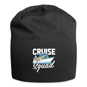 Kreuzfahrt - Jersey-Beanie - Schwarz - Vorne