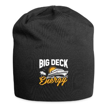 Kreuzfahrt - Jersey-Beanie - Schwarz - Vorne