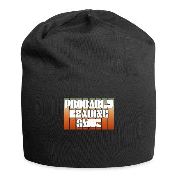 Wahrscheinlich lesen Schmutz Vintage-Bücher Schmutz - Jersey-Beanie - Schwarz - Vorne
