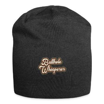 Arschloch-Flüsterer - Jersey-Beanie - Anthrazit - Vorne