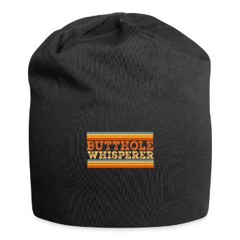 Arschloch-Flüsterer - Jersey-Beanie - Schwarz - Vorne