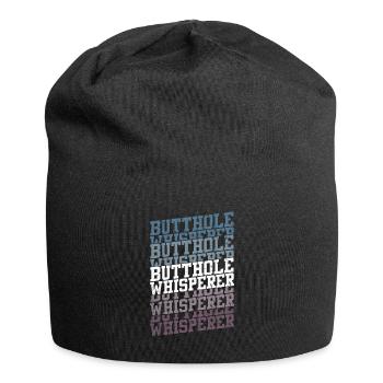 Butthole Whisperer - Jersey Beanie - black - Front