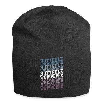 Arschloch-Flüsterer - Jersey-Beanie - Anthrazit - Vorne