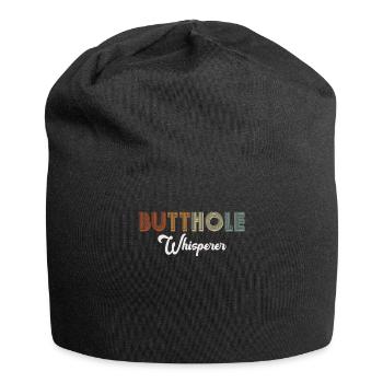 Butthole Whisperer - Jersey Beanie - black - Front
