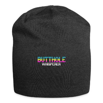 Arschloch-Flüsterer - Jersey-Beanie - Anthrazit - Vorne