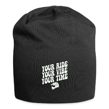 Your Ride Your Vibe Your Time Motocross - Jersey Beanie - black - Front