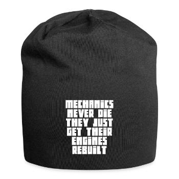 Mechaniker sterben nie Auto-Enthusiast - Jersey-Beanie - Schwarz - Vorne
