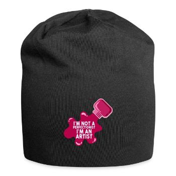 I'm Not A Perfectionist I'm An Artist - Jersey Beanie - black - Front