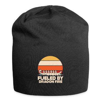 Angetrieben von Drachenfeuer-Drachenboot - Jersey-Beanie - Schwarz - Vorne