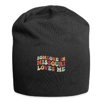 Someone In Missouri Loves Me - Jersey Beanie - black - Front
